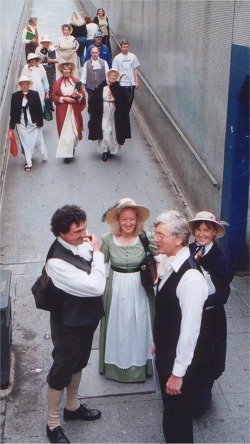 Gathering at the underpass